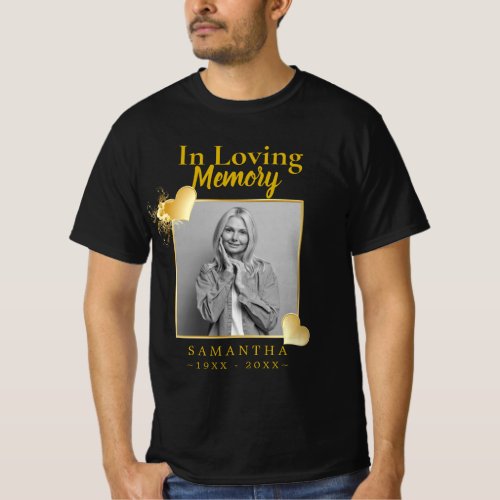 Loss of Mother Photo Celebration of life T_Shirt