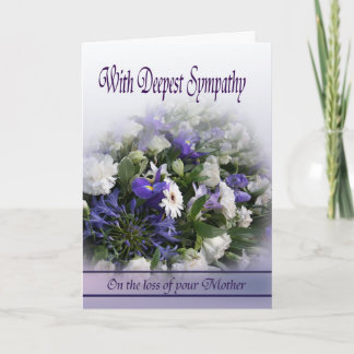Loss of Mother - With Deepest Sympathy Card