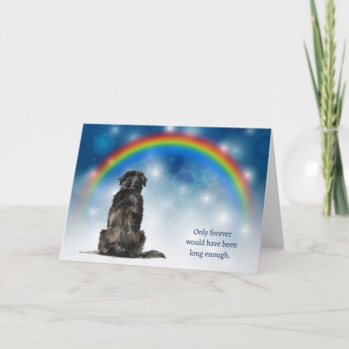 Loss of Newfoundland Dog Night Lights Sympathy