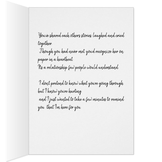 Loss of Pen Pal Cards (Inside (Right))