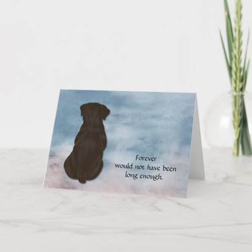 Loss of Rottweiler Condolence Sympathy Card