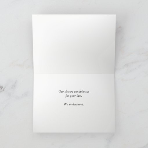 Loss of Rottweiler Condolence Sympathy Card | Zazzle