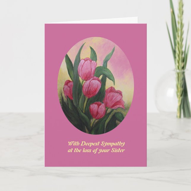 Loss of Sister Sympathy Card (Front)