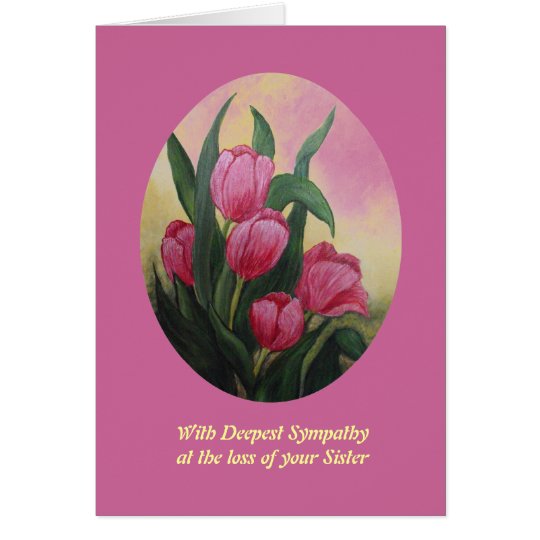 Loss of Sister Sympathy Card