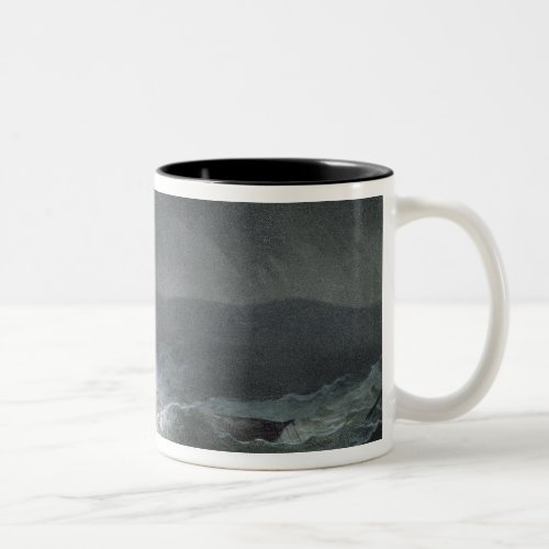 Loss of the Blanche off Abrevack 4th March 1807 Two_Tone Coffee Mug