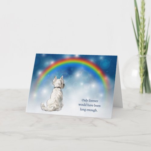 Loss of West Highland White Terrier Night Lights