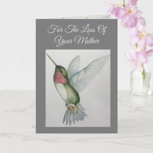 Loss Of Your Mother Deepest Sympathy Card