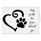 **LOSS OF YOUR PET** MEMORIES TO CHERISH (Front Horizontal)