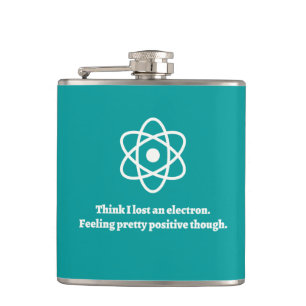 Lost an Electron Hip Flask