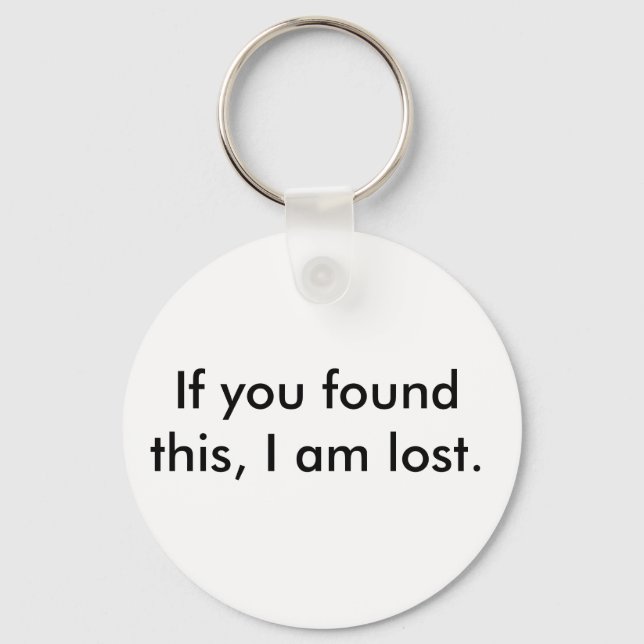 Lost and Found Key-Chain Keychain (Front)