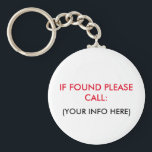 LOST AND FOUND KEYCHAIN<br><div class="desc">LOST AND FOUND KEYCHAIN</div>