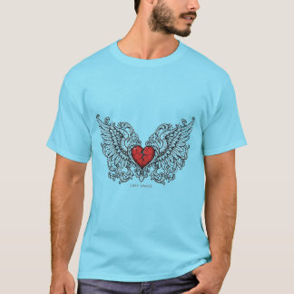 LOST ANGEL T-Shirt - Fallen Gothic Angel Wings
