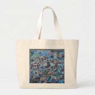 Lost Angeles Photographic Collage Jumbo Tote