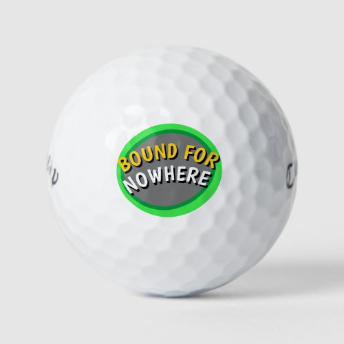LOST BALL FUNNY Golf Balls