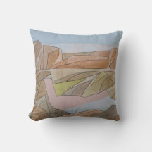 Lost Beach Watercolor Line Art Print