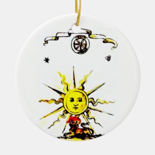 LOST BOOK OF NOSTRADAMUS CERAMIC ORNAMENT