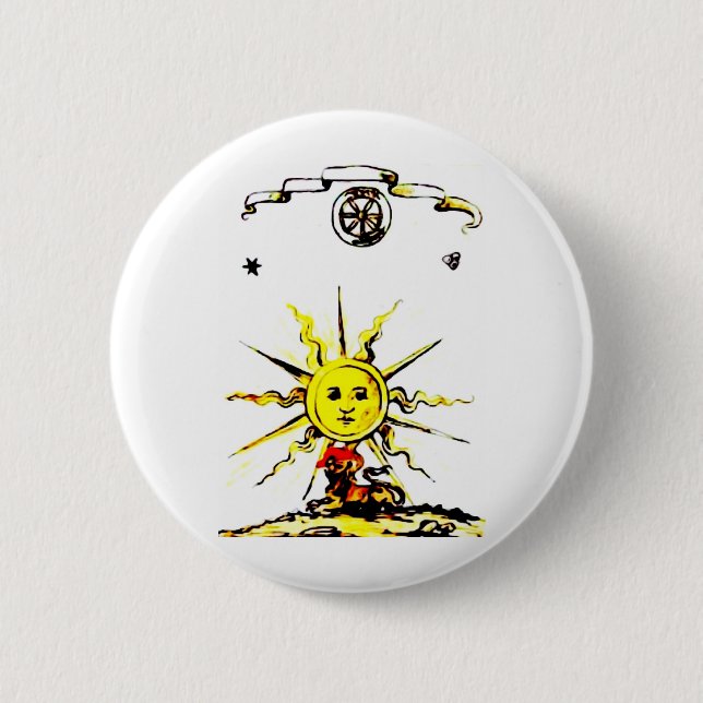 LOST BOOK OF NOSTRADAMUS PINBACK BUTTON (Front)