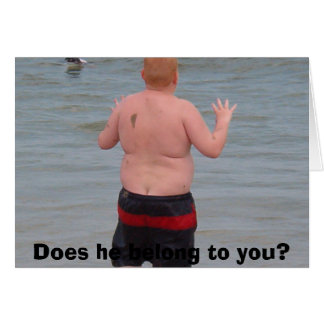 Lost boy, Does he belong to you? Cards