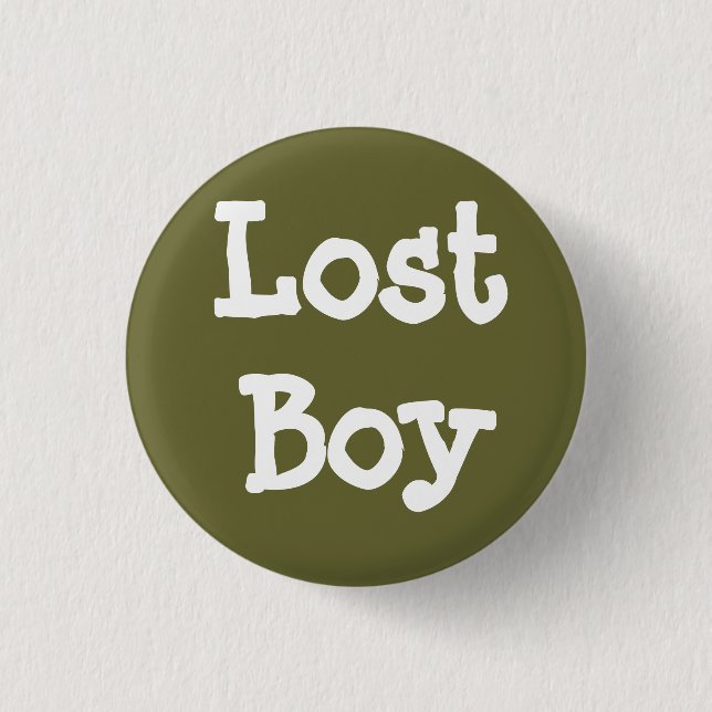 Lost Boy Pinback Button (Front)