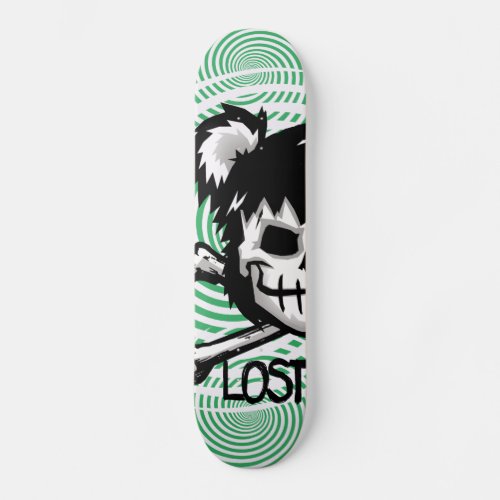 Lost Boys Half Face Green Skateboard