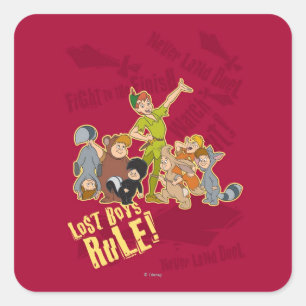 Lost Boys Rule Square Sticker