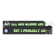 Lost Bumper Sticker
