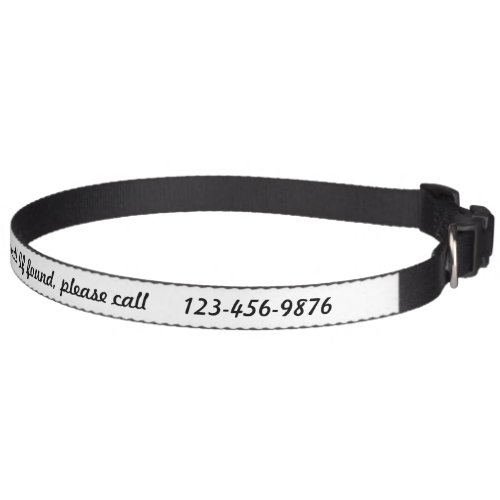 Lost but Loved If found please call collar