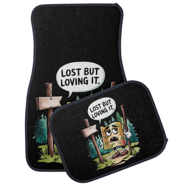 Lost But Loving It Adventure Car Floor Mat (Set)