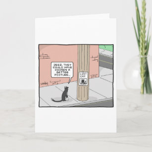 Lost Cat - Blank Card