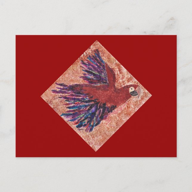 Lost Cave Parrot Post Card (Front)