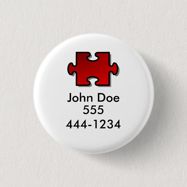 Lost Child ID Button (Front)
