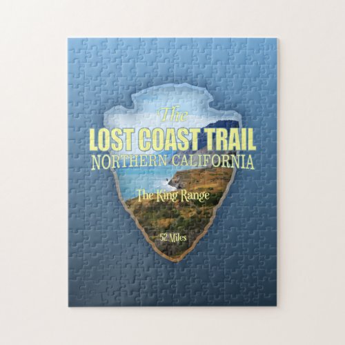 Lost Coast Trail arrowhead Jigsaw Puzzle