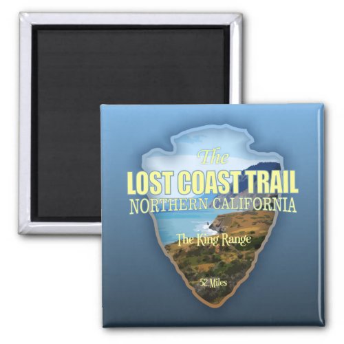 Lost Coast Trail arrowhead Magnet