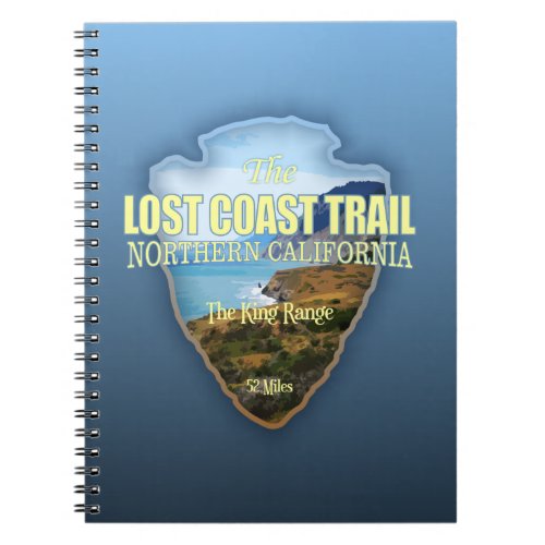 Lost Coast Trail arrowhead Notebook