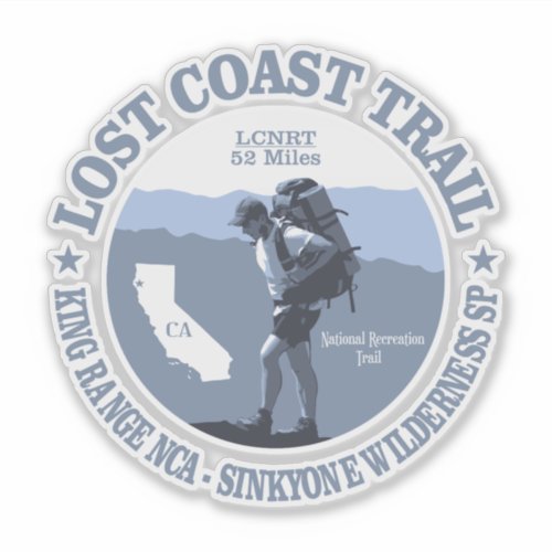 Lost Coast Trail BG Sticker