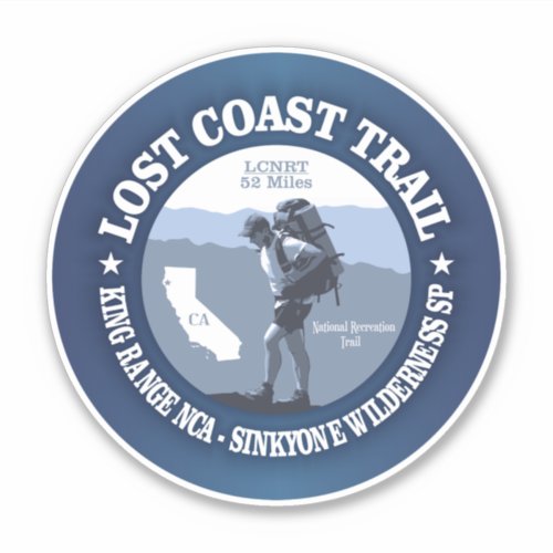 Lost Coast Trail BG Sticker