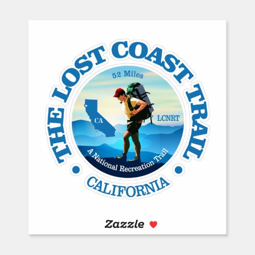 Lost Coast Trail C Sticker