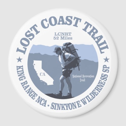 Lost Coast Trail rd Magnet