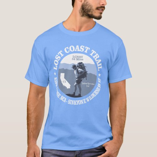 Lost Coast Trail rd T_Shirt
