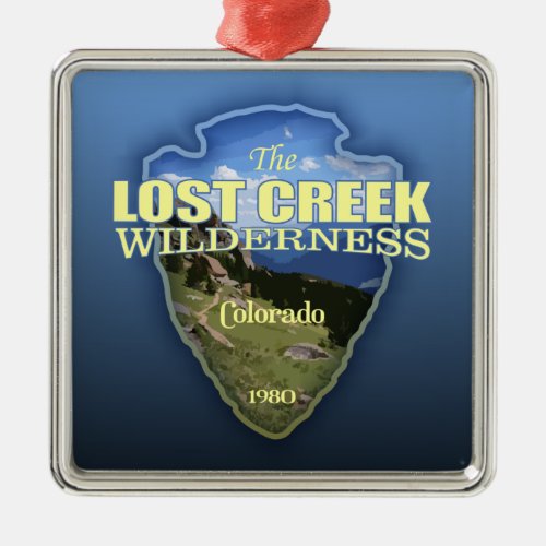 Lost Creek WA arrowhead Metal Ornament