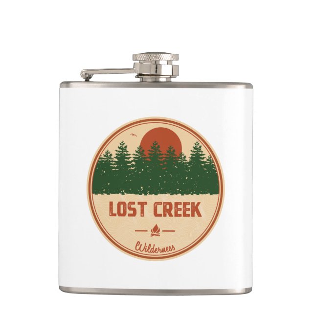 Lost Creek Wilderness Flask (Front)