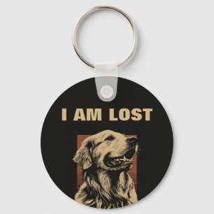 Lost Dog Alert Tag – ID and Contact for Pet Lovers Keychain