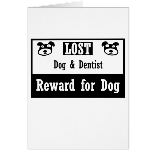 Lost Dog Dentist Cards (Front)