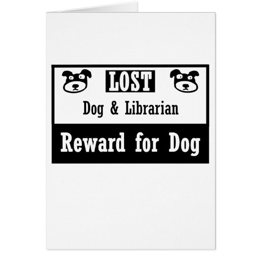 Lost Dog Librarian Cards (Front)