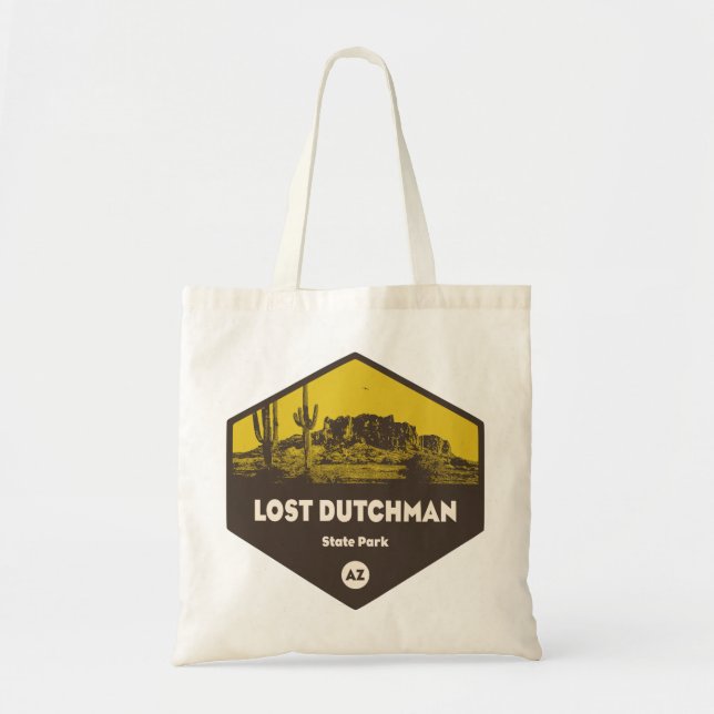 Lost Dutchman State Park Arizona Tote Bag (Front)