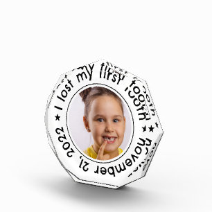 Lost First Tooth Kid's Congratulation Milestone Acrylic Award