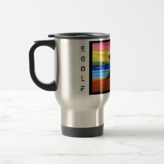LOST & FOUND with border, E G O L F Travel Mug