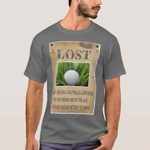 LOST _ Golf Ball T_Shirt