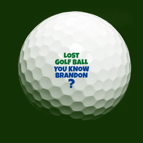 Lost Golf Balls Funny