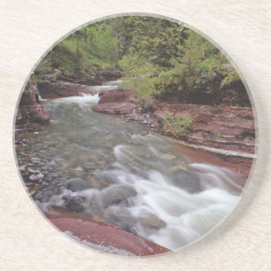 Lost Horse Creek in Waterton Lakes National Park Drink Coaster